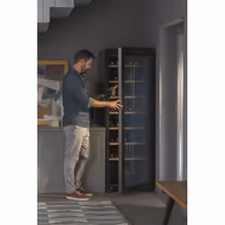 Haier Wine cellar HWS188GAE refroidisseur à vin Pose libre Noir 188 bouteille(s)