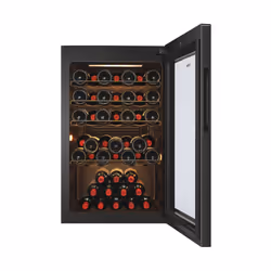 Haier Wine Bank 50 Serie 3 HWS49GAE Refroidisseur de vin compresseur Pose libre Noir 49 bouteille(s)