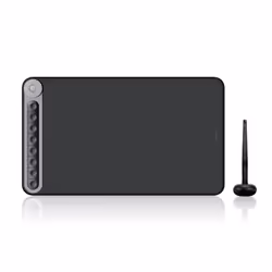 HUION Q620M, Avec fil &amp;sans fil, 5080 lpi, 266,7 x 166,7 mm, USB, 1 cm, Noir