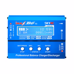 SkyRC SK-100161, Phosphate de fer lithié (LiFePo4), Lithium Polymère (LiPo), Lithium-Ion (Li-Ion), Nickel-Cadmium..., Surchau ...