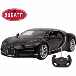 Voiture radiocommandée Bugatti Chiron RASTAR - échelle 1:14 - Noir - Extérieur