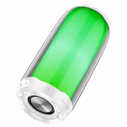 Haut-parleur sans fil - Hoco - HC8 - Lumière LED - Bluetooth 5.0 - 10W - Blanc