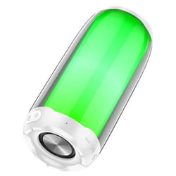 Haut-parleur sans fil - Hoco - HC8 - Lumière LED - Bluetooth 5.0 - 10W - Blanc
