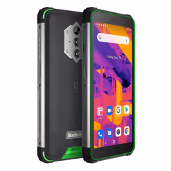Blackview BV6600 Pro, 14,5 cm (5.7"), 4 Go, 64 Go, 16 MP, Android 11, Noir, Vert