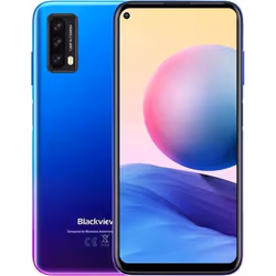 Smartphone Blackview A90 - Android 11 - 4 Go RAM + 64 Go ROM - 639 pouces - 12MP (Bleu)