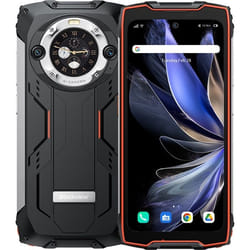 Blackview BV9300 Pro Téléphone Portable Incassable 16Go+256Go MTK G99 Android 13 15080mAh 33W 64MP+32MP 6.7 NFC Etanche - Orange