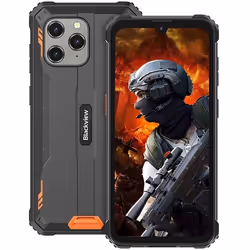 Blackview BV5300 Téléphone Portable Incassable Étanché 4G 6.1 7Go+32Go 5MP+13MP 5180mAh NFC Face ID Dual SIM - Orange