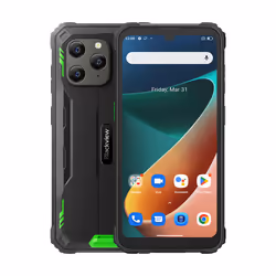 Blackview BV5300 PRO, 15,5 cm (6.1"), 4 Go, 64 Go, 13 MP, Android 12, Noir, Vert