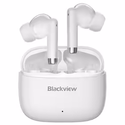 Blackview Airbuds 4 Écouteurs intra-auriculaires sans Fil Bluetooth 5.3 Son Stéréo IPX7 400mAh pour Android iOS - Blanc