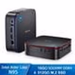Blackview MP60 Mini PC - RAM 16Go Stockage 512 Go M.2 SSD Windows 11 Pro WiFi 2.4G+5G Intel Alder Lake N95 3.40 GHz - Noir