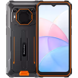 Blackview BV6200, 16,7 cm (6.56"), 4 Go, 64 Go, 13 MP, Android 13, Noir, Orange