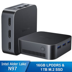 Mini PC - Blackview - MP80 - RAM 16 Go - Stockage 1 To SSD - Windows 11 Pro - Noir