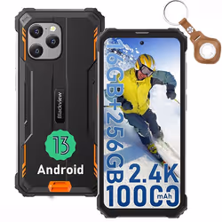 Blackview BV8900 Pro Téléphone Portable Incassable Android 13 65 16Go+256Go Caméra 64MP 10000mAh IP68 NFC Avec UWB - Orange