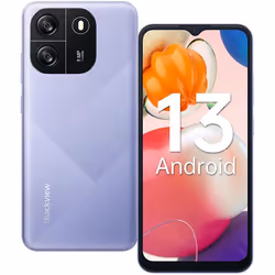 Téléphone Portable Débloqué Blackview WAVE 6C Android 13 4Go+32Go 6.517 HD+ 8MP+5MP 5100mAh Face ID4G Dual SIM - Violet