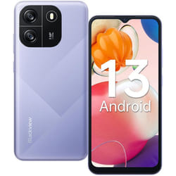 Téléphone Portable Débloqué Blackview WAVE 6C Android 13 4Go+32Go 6.517 HD+ 8MP+5MP 5100mAh Face ID4G Dual SIM - Violet