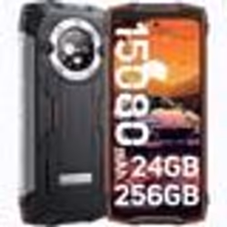 Smartphone Incassable Blackview BV9300 Pro 24Go+256Go 15080mAh Double écran 6.7 64MP+32MP Android 13 NFC 100LM - Orange