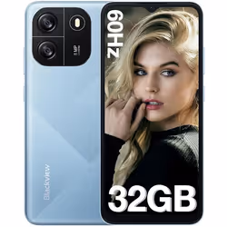 Blackview Wave 6C 4G Téléphone Portable Débloqué 65 4Go+32Go/1 To SD Externe5100mAh Smartphone Android 13 Dual SIM GPS - Bleu