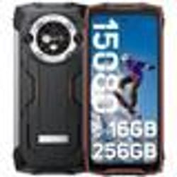 Smartphone Incassable Blackview BV9300 Pro 16Go+256Go 15080mAh Double écran 6.7 64MP+32MP Android 13 NFC 100LM - Orange
