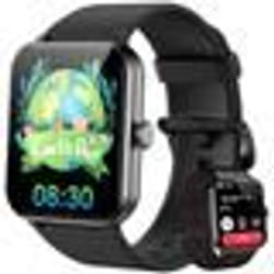 Blackview R50 Montre Connectée avec Appel Bluetooth SmartWatch de Fitness Tracker dActivit Contrôle de musique - Noir
