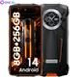 OSCAL PILOT 2 Téléphone Portable Incassable 6.5 Double Écran 120Hz (8+16)Go+256Go 50MP+32MP 8800mAh NFCGPSFace ID - Orange