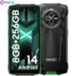 OSCAL PILOT 2 Téléphone Portable Incassable 6.5 Double Écran 120Hz (8+16)Go+256Go 50MP+32MP 8800mAh NFCGPSFace ID - Vert