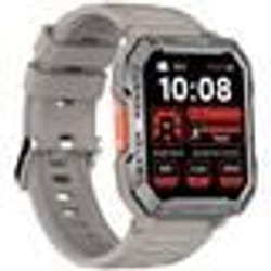 Blackview W60 Montre Connectée BluetoothSmartwatch Sport 100+ Modes SportifsLampe de poche LED boussole pour iOS Android - Gris