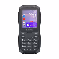 Blackview N1000, Ardoise, Triple SIM, 6,1 cm (2.4"), 2 MP, 3300 mAh, Noir