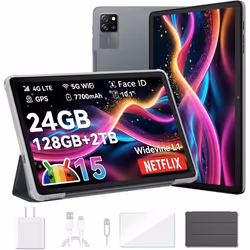 Blackview Tab 60 Pro Tablette Tactile 10.1 HD+ IPS Android 1424Go+128Go/SD 1 To5100mAh(10W) Wifi 5 Mode PC Dual SIM - Gris