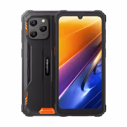 Blackview BV5300 Plus, 15,5 cm (6.1"), 8 Go, 128 Go, 13 MP, Android 13, Noir, Orange