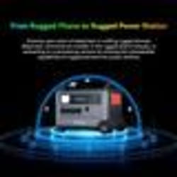 Station électrique portable OSCAL PowerMax 60003600 Wh LiFePO4 Batterie Générateur Solaire de Sortie 6000W 14 Ports de Sortie