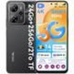 Téléphone Portable 5G Oscal Tiger 13 6.67 (8+16)Go RAM 256Go/SD 1To Caméra 50MP 5000mAh Android 14 NFC Dual SIM GPS - Noir