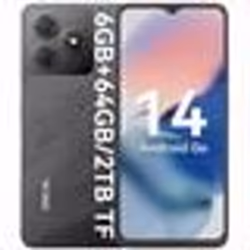 Téléphone Portable Oscal FLAT 2C 656 6Go+64Go/SD 2To 5000mAh Android 14 GO Dual SIM - Noir