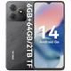 Téléphone Portable Oscal FLAT 2C 656 6Go+64Go/SD 2To 5000mAh Android 14 GO Dual SIM - Noir