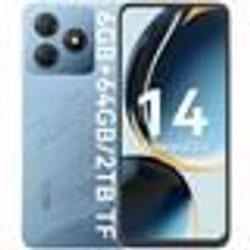 Téléphone Portable Oscal FLAT 2C 656 6Go+64Go/SD 2To 5000mAh Android 14 GO Dual SIM - Bleu