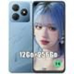 Téléphone Portable Oscal FLAT 2 656 pouces 12(4+8)Go RAM 256Go/SD 2To 13MP 5000mAh Android 14 Dual SIM - Bleu