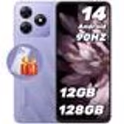 Blackview WAVE 8 Téléphone Portable 6.56 12Go+128Go/2 To 13MP+8MP 5000mAh Smartphone 4G Android 14 Dual SIM - Violet