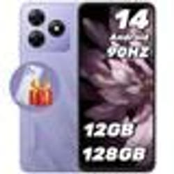 Blackview WAVE 8 Téléphone Portable 6.56 12Go+128Go/2 To 13MP+8MP 5000mAh Smartphone 4G Android 14 Dual SIM - Violet