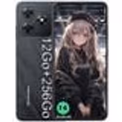 Blackview WAVE 8 Téléphone Portable 6.56 12Go+256Go/2 To 13MP+8MP 5000mAh Smartphone 4G Android 14 Dual SIM - Noir
