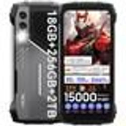 OSCAL PILOT 1 Téléphone Portable Incassable Écran 6.67 18Go+256Go 15000mAh 50MP+32MP Android 14 NFCGPS - Noir