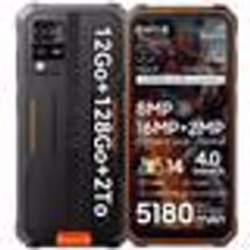 Blackview BV4800 Pro Téléphone Portable Incassable 656 (4+8)Go+128Go Smartphone Android 14 5180mAh 16MPDual SIMNFC - Orange