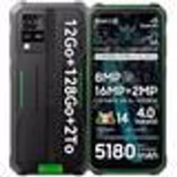 Blackview BV4800 Pro Téléphone Portable Incassable 656 (4+8)Go+128Go Smartphone Android 14 5180mAh 16MPDual SIMNFC - Vert