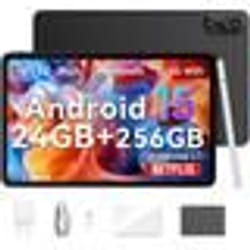 Blackview MEGA2 Tablette Tactile 11.97 Android 15 2.4G+5G Wifi RAM 24 Go ROM 256 Go/SD 2 To 9000mAh Tablette PC Dual Sim - Gris