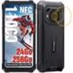 Blackview BV6200 Plus Téléphone portable Incassable 6.56 24Go+256Go Smartphone Android 14 11000mAh(18W) NFC - Noir