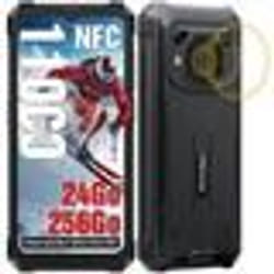 Blackview BV6200 Plus Téléphone portable Incassable 6.56 24Go+256Go Smartphone Android 14 11000mAh(18W) NFC - Noir