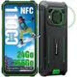 Blackview BV6200 Plus Téléphone portable Incassable 6.56 24Go+256Go Smartphone Android 14 11000mAh(18W) NFC - Vert