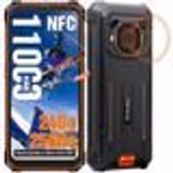 Blackview BV6200 Plus Téléphone portable Incassable 6.56 24Go+256Go Smartphone Android 14 11000mAh(18W) NFC - Orange