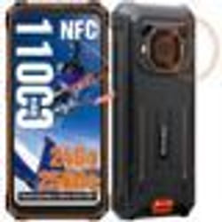 Blackview BV6200 Plus Téléphone portable Incassable 6.56 24Go+256Go Smartphone Android 14 11000mAh(18W) NFC - Orange