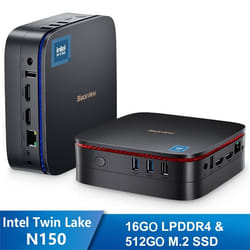 Mini PC - Blackview - MP60 - Intel Twin Lake N150 - 16 Go RAM - 512 Go SSD - Wifi 6 - 4K UHD
