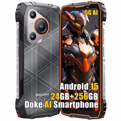 Téléphone Portable Incassable 5G Blackview BL7000 24Go+512Go 6.78 120Hz 7500mAh 50MP Android 14NFCIP68 - Orange
