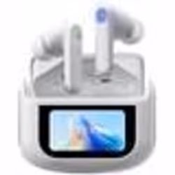 Casque Anti-Bruit ANC/ENCBlackview AirBuds 12 Écouteurs Bluetooth sans fil Écran tactile LED 400mAh IPX7 étanche - Blanc
